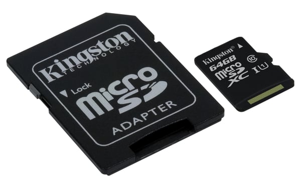 Kingston Technology Canvas Select 64 GB MicroSDXC UHS-I Klasse 10