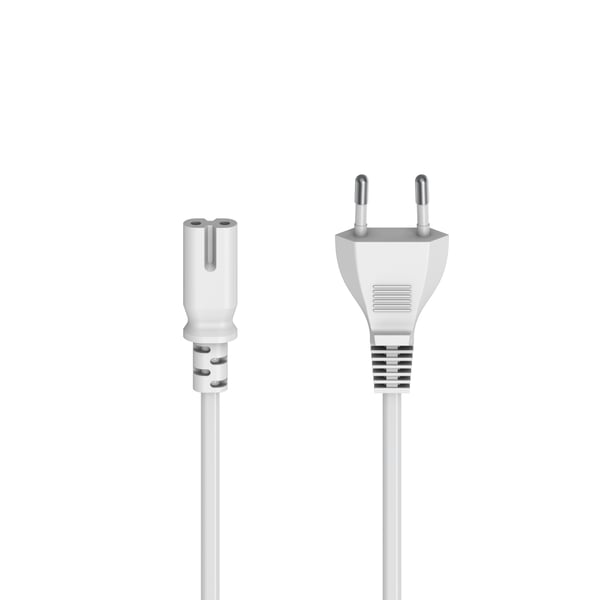 Hama 00223276 el-ledning Hvid 5 m C7 forbinder