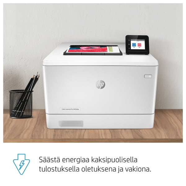 HP Color LaserJet Pro M454dw, Tulostus, USB-tulostus etulevyn kautta; Kaksipuolinen tulostus