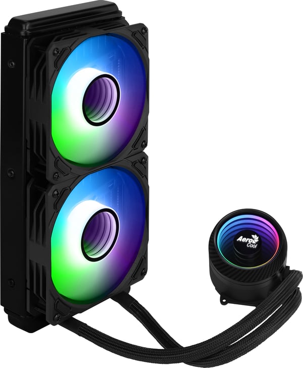 Aerocool Mirage L240 Processor Allt-i-ett vätskekylare Svart