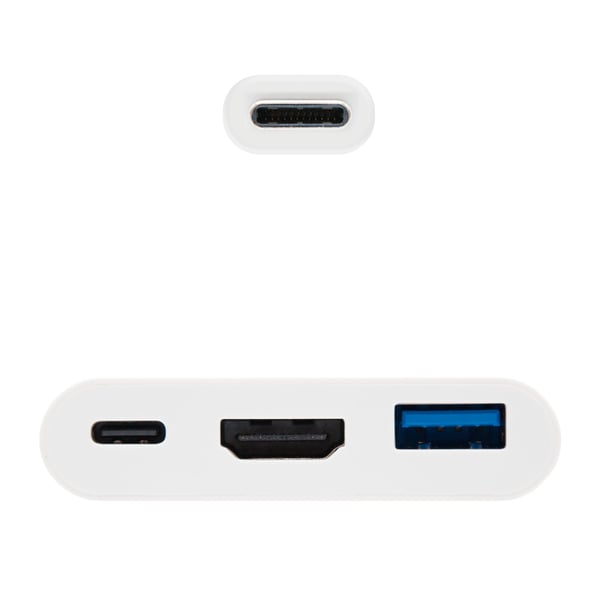 Nanocable 10.16.4302 kannettavien tietokoneiden telakka ja porttitoistin USB 3.2 Gen 1 (3.1 Gen 1) Type-C Valkoinen