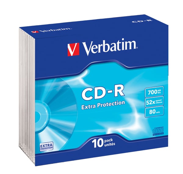 Verbatim CD-R Extra Protection 700 MB 52x 10 kpl