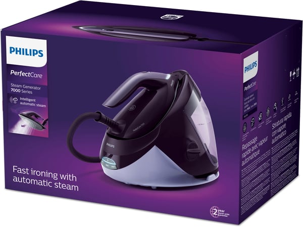Philips PSG7150/30 Dampstrygning station 2100 W 1,8 L SteamGlide Elite-strygesål Lilla
