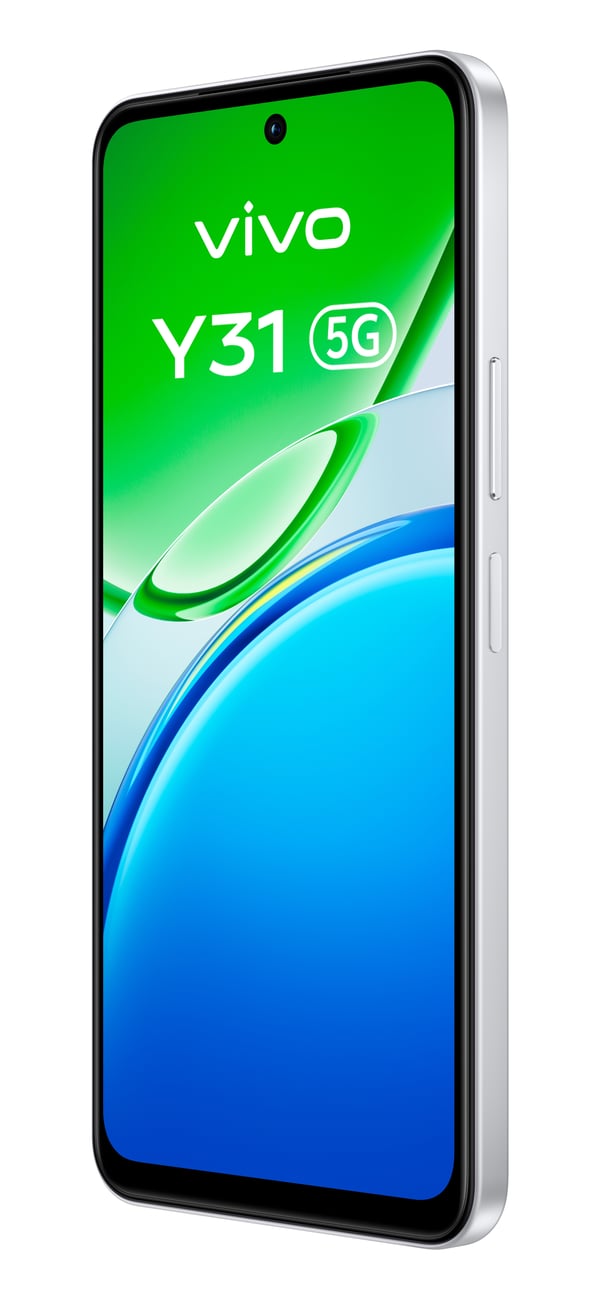 VIVO Y31 5G 17,1 cm (6.72") Android 15 USB Type-C 6 GB 256 GB 6500 mAh Valkoinen