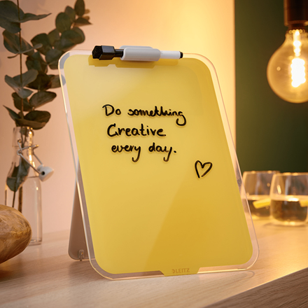 Leitz Cosy glas flipoverblok til skrivebordet