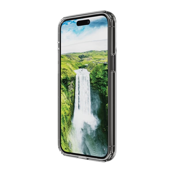 dbramante1928 Iceland Ultra D3O MagSafe mobiltelefonfodral Mobilskal Transparent, Vit