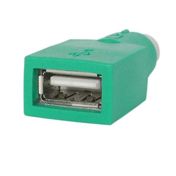 StarTech.com Erstatnings USB-mus til PS/2-adapter - Hun/Han - USB-mus til PS2-adapter - USB til PS2-adapter