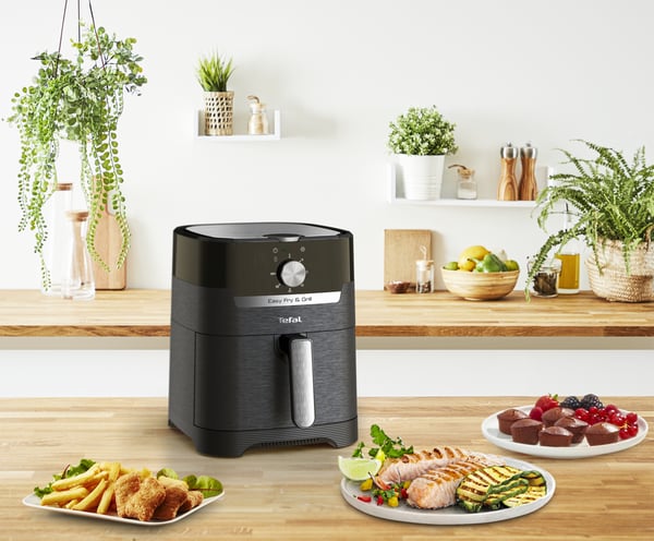 Tefal Easy Fry & Grill EY5018 Enkelt 4,2 L Enkeltstående 1550 W Varmluftsteger Sort