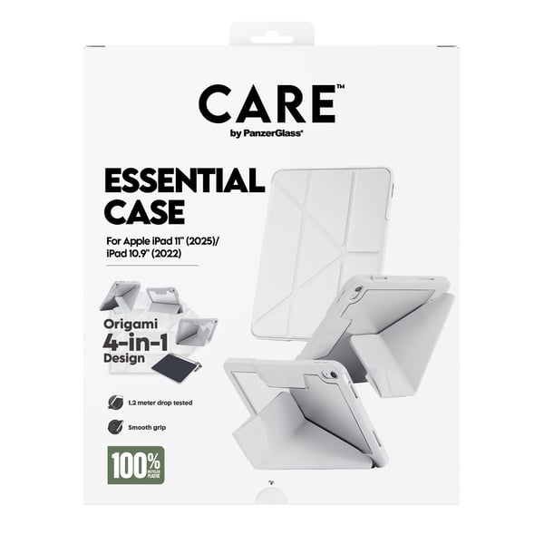 PanzerGlass CARE™ by ®™ by Essential Case Light Grey iPad 11" (2025) | iPad 10.9'' (2022) mobiltelefonfodral Mobilskal