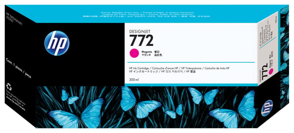 HP 772 DesignJet-blækpatron med 300 ml, magenta