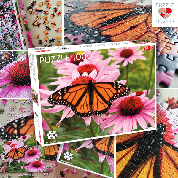 Tactic Monarch Butterfly 1000 pcs Kuviopalapeli 1000 kpl Eläimet