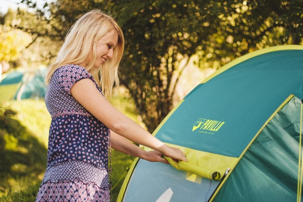 Bestway 68086 rygsæk telt Pop-up telt 2 person(er) Blå, Hvid, Gul