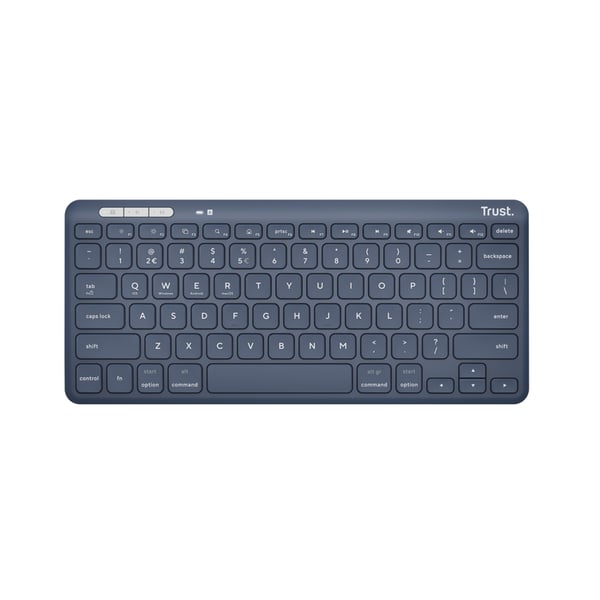 Trust Lyra tangentbord RF trådlöst + Bluetooth QWERTY US English Blå