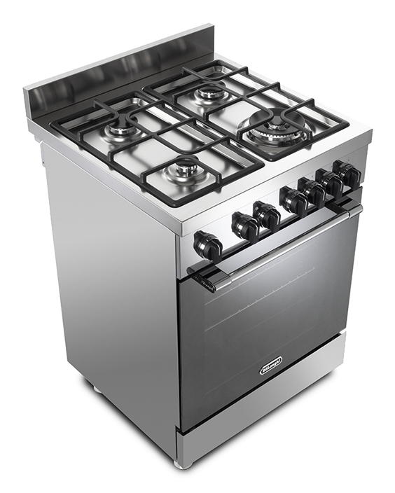 De’Longhi GEMMA 66 ML komfur og ovn Fritstående komfur Elektrisk Gaskomfur Rustfrit stål