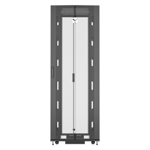 Vertiv VR3357 stativ 48U Fritstående reol Sort, Transparent