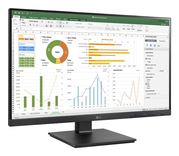 LG 27BN65Q-B computerskærm 68,6 cm (27") 2560 x 1440 pixel Quad HD LCD Sort