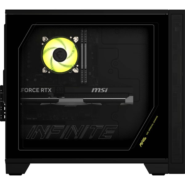 MSI MAG Infinite S AI 2NVL5-013EU Intel Core Ultra 5 225F 16 GB DDR5-SDRAM 1 TB SSD NVIDIA GeForce RTX 5060 Windows 11 Home Työpöytä PC Musta