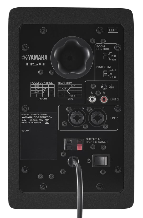 Yamaha HS4 2-suuntainen Musta Langallinen 52 W