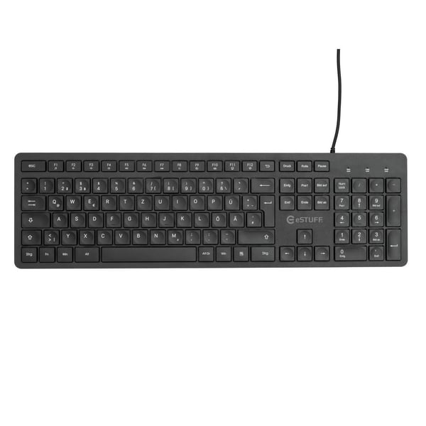 eSTUFF G220 Kablet USB-tastatur Tysk