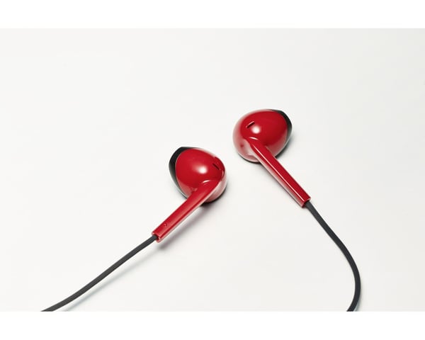 JVC HA-F19M-RB Headset Kabel I öra Samtal/musik Röd