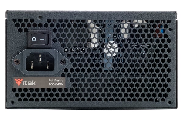 itek GF650 EVO strömförsörjningsenheter 650 W 24-pin ATX ATX Svart