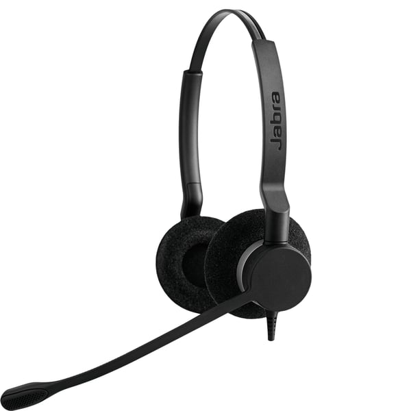 Jabra Biz 2300 Headset Kabel Huvudband Kontor/callcenter Bluetooth Svart