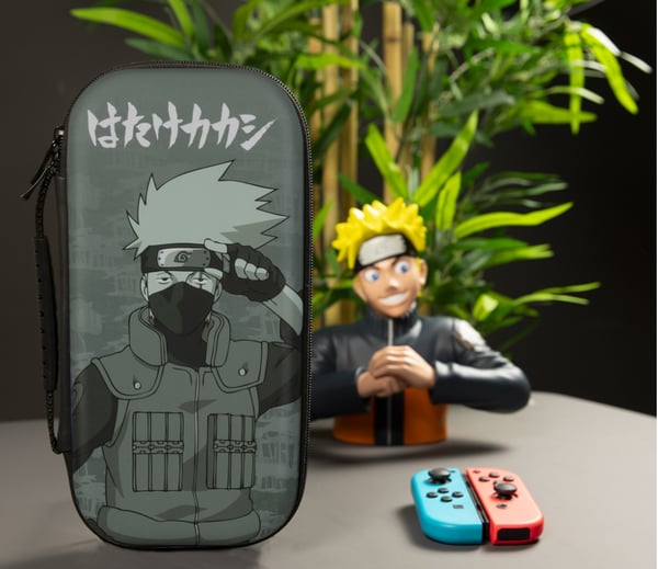 Konix Naruto Kakashi Hårt fodral Nintendo Polyvinylklorid (PVC) Khaki