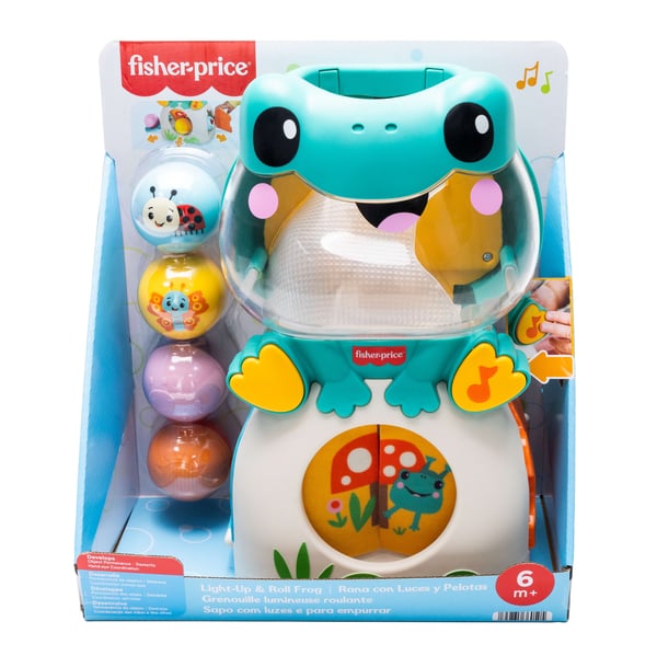 Fisher-Price Light-Up & Roll Frog