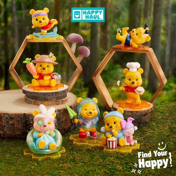 Just Play Happy Haul Winnie the Pooh Hunny Crew Blind Figures