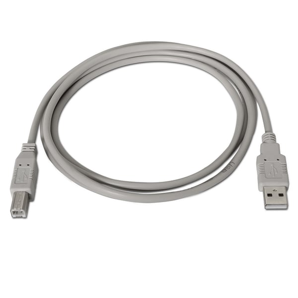 AISENS A101-0001 USB-kabel USB 2.0 1 m USB A USB B Beige