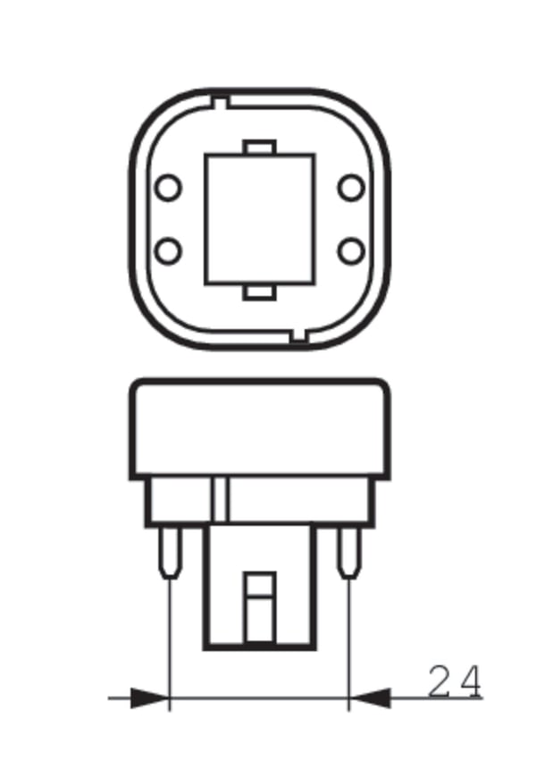 Philips MASTER PL-C 4 Pin neonlampe 16,5 W G24q-2 Varm hvid