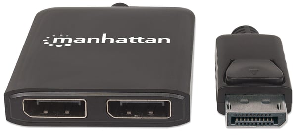 Manhattan 207768 bilddelare DisplayPort 2x DisplayPort