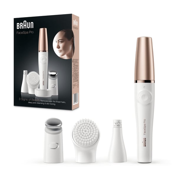 Braun FaceSpa Pro 911 10 pincetter Hvid, Bronze