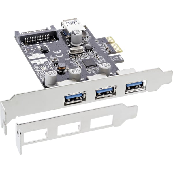 InLine 76662C nätverkskort/adapters USB 3.2 Gen 1 (3.1 Gen 1)