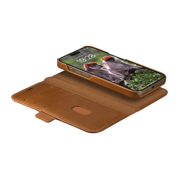 dbramante1928 Lynge mobiltelefonfodral Folio Brun