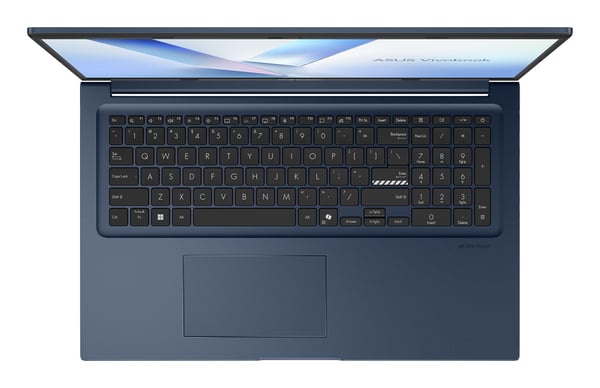 ASUS Vivobook 17 X1704MA-PRO-ISSAU217X Intel Core 7 350 Laptop 43,9 cm (17.3") Fuld HD 16 GB DDR5-SDRAM 512 GB SSD Wi-Fi 6 (802.11ax) Windows 11 Pro Blå