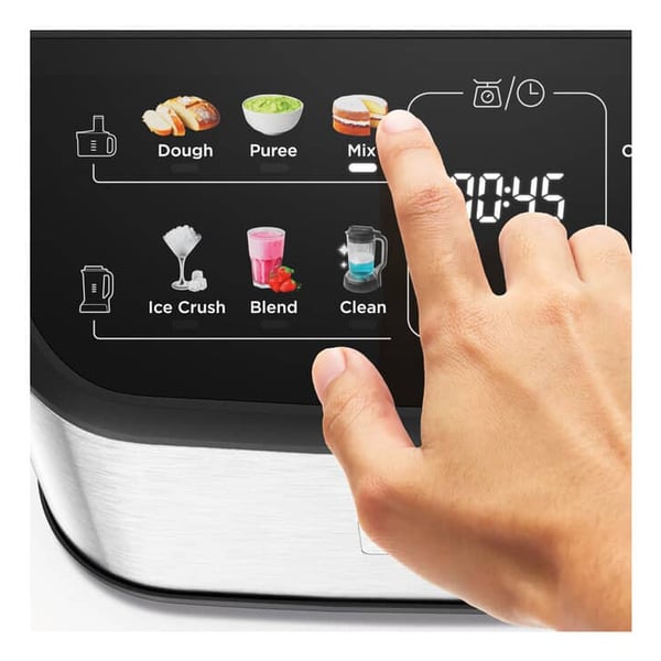 Kenwood MultiPro OneTouch monitoimikone 1000 W 3 L Musta, Ruostumaton teräs Sisäänrakennettu vaaka