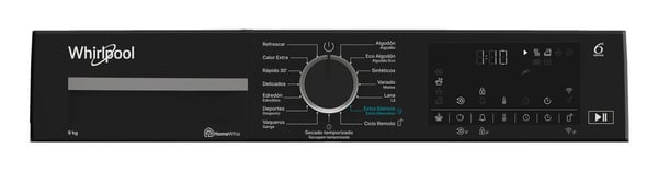 Whirlpool C WD 94M WBS SPT tørretumbler Fritstående Front-læsning 9 kg Hvid