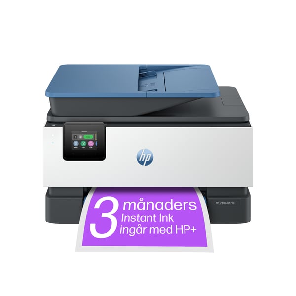 HP OfficeJet Pro 9125e Trådlöst All-in-One Färg Skrivare, Instant Ink; Dubbelsidig utskrift
