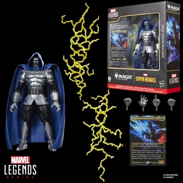 Marvel Legends Series Super Heroes Magic The Gathering Doctor Doom 2099
