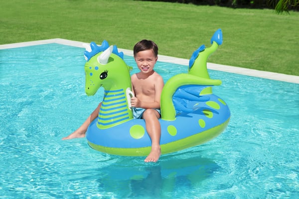 Bestway 41476 pool og strand flyder Blå, Grøn Mønster Badedyr