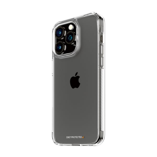 PanzerGlass ® HardCase Transparent w. D3O® iPhone 15 Pro Max mobiltelefonfodral Mobilskal