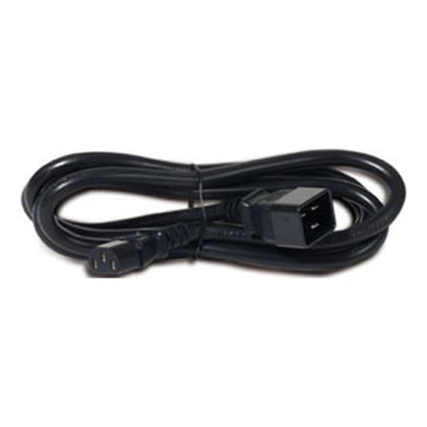 APC C13/C20 2m Svart C20 coupler C13 coupler