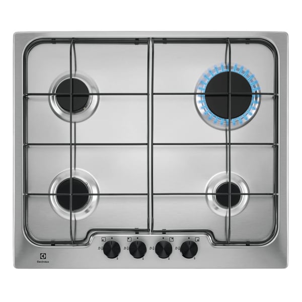 Electrolux RGG6242OOX Rustfrit stål Indbygget 60 cm Gaskomfur 4 zone(s)