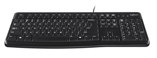 Logitech Keyboard K120 for Business tangentbord Kontor USB QWERTY Amerikanskt internationellt Svart