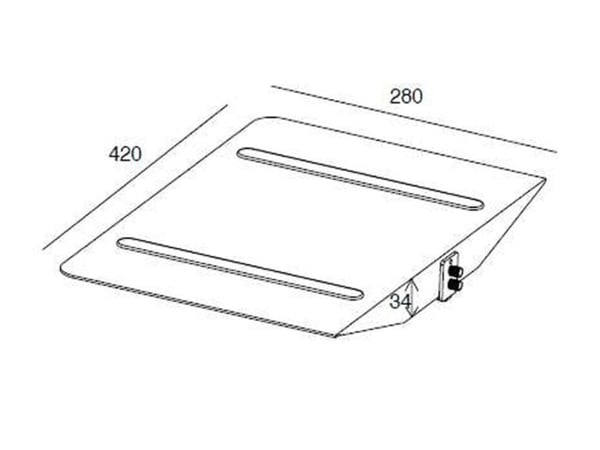 Multibrackets 7600 monitorikiinnikkeen lisävaruste