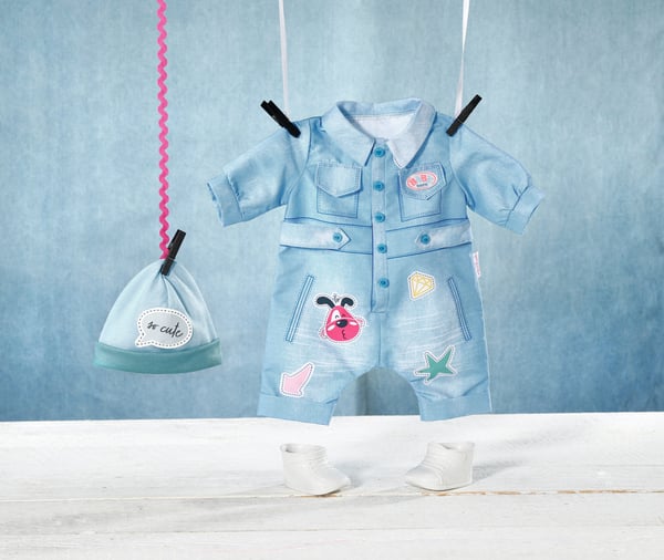 BABY born Deluxe Jeans Overall Dukketøjsæt