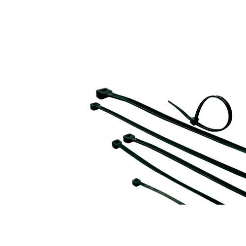 ACT CT1035 kabelsamler Udløselig kabelbinder Nylon Sort 100 stk ACT CT1035 kabelsamler Udløselig kabelbinder Nylon Sort 100 stk