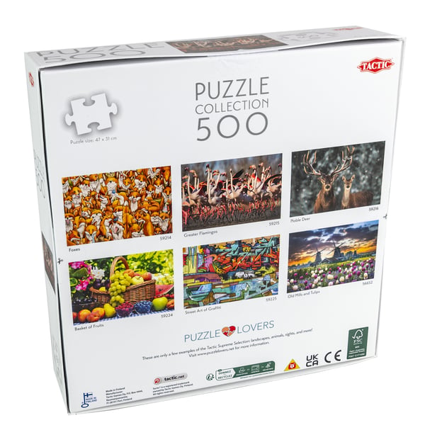 Tactic Puzzle Lovers Greater Flamingos 500 pcs puzzle