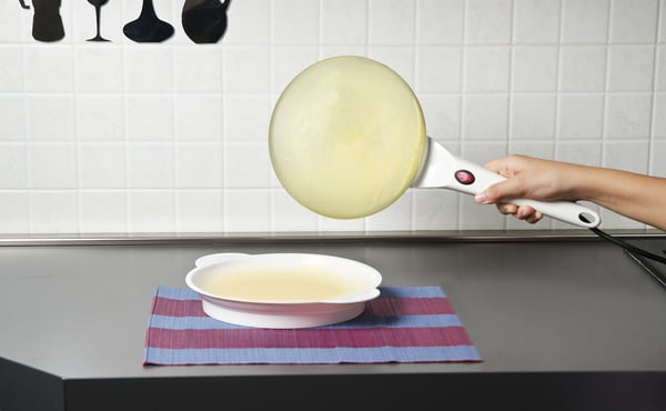 G3 Ferrari Creppe crêpe-pannu 1 kreppi(ä) 800 W Musta, Valkoinen